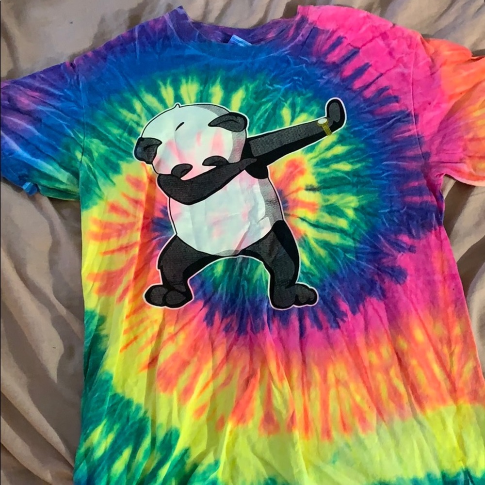 Tie-dye, panda dabbing, Ocean City Maryland Tee